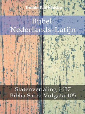 cover image of Bijbel Nederlands-Latijn